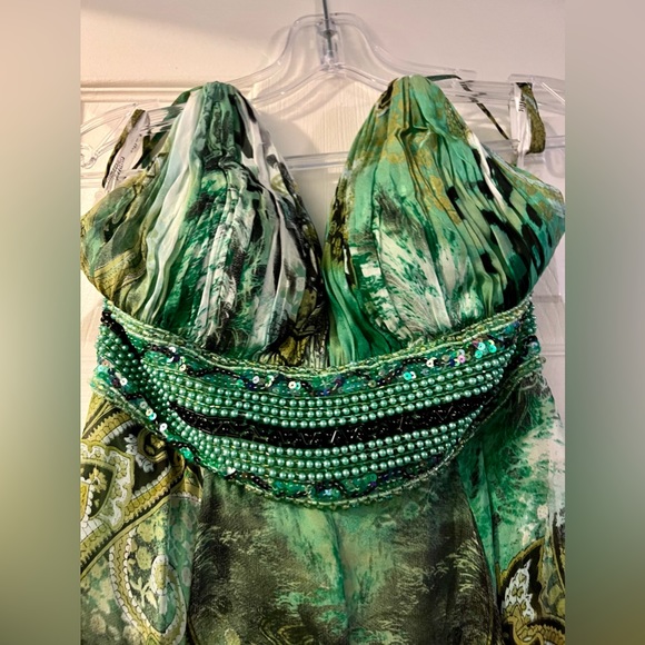 Stunning Tiffany Gown with Beaded Waist - Picture 10 of 12